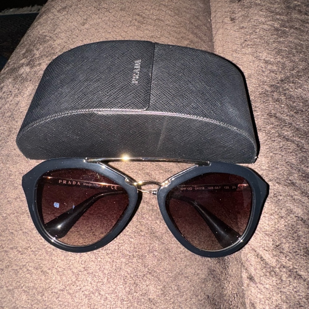 Prada Sunglasses Cinema gradient catwalk